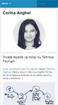 Mobile Screenshot of corinaanghel.ro
